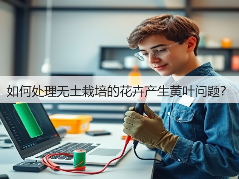 如何处理无土栽培的花卉产生黄叶问题？