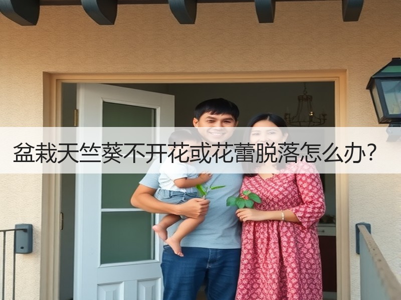 盆栽天竺葵不开花或花蕾脱落怎么办？
