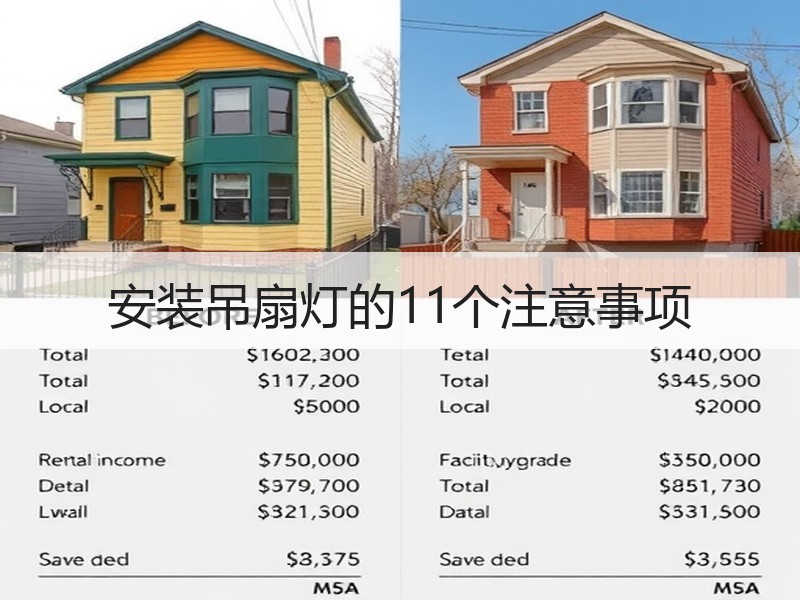 安装吊扇灯的11个注意事项