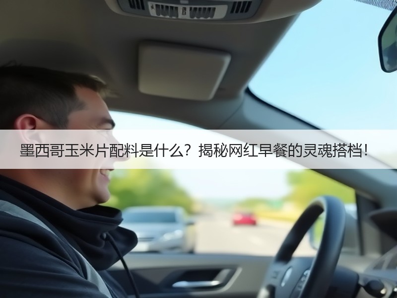 墨西哥玉米片配料是什么？揭秘网红早餐的灵魂搭档！