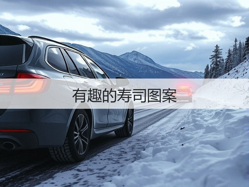 有趣的寿司图案