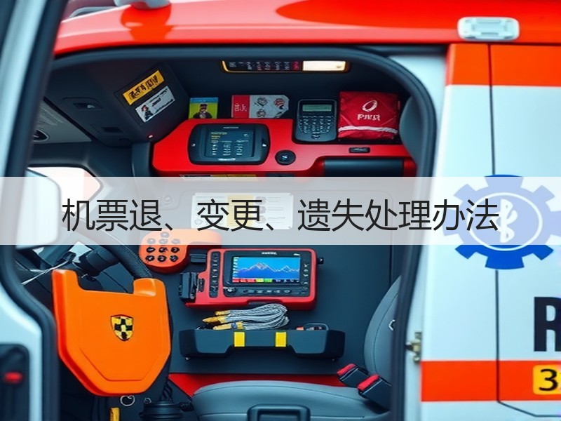 机票退、变更、遗失处理办法