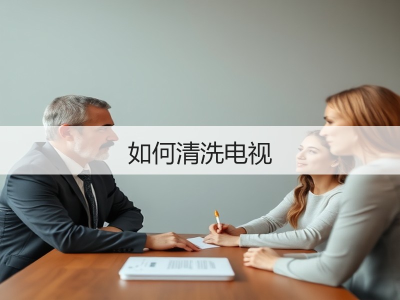 如何清洗电视