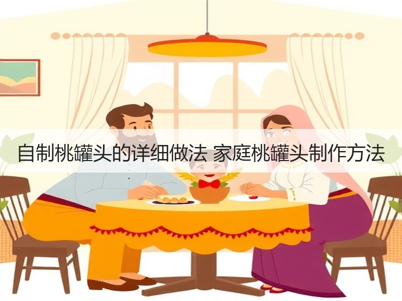 自制桃罐头的详细做法 家庭桃罐头制作方法