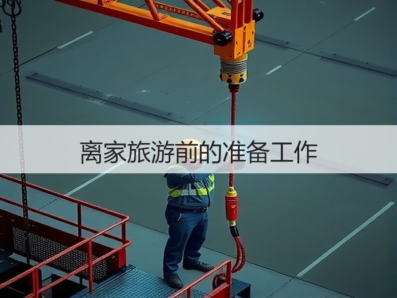 离家旅游前的准备工作