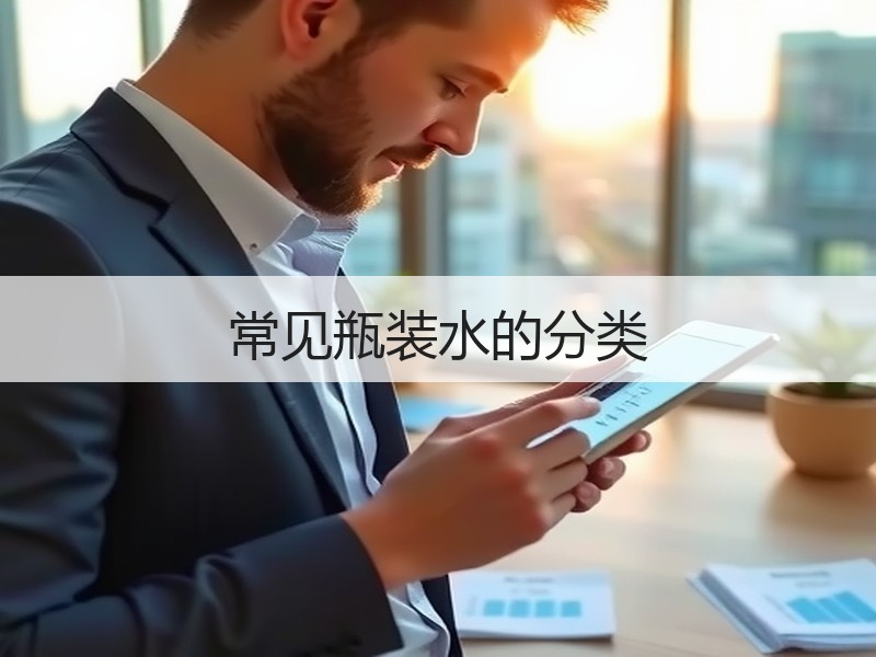 常见瓶装水的分类