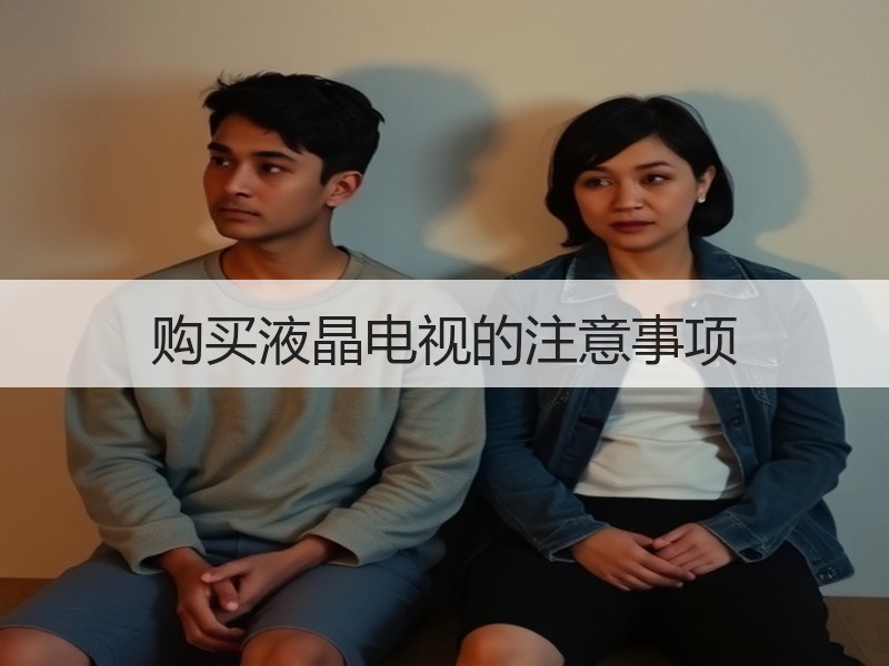购买液晶电视的注意事项