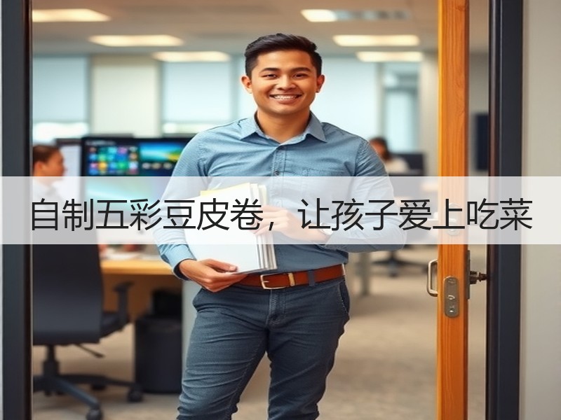 自制五彩豆皮卷，让孩子爱上吃菜
