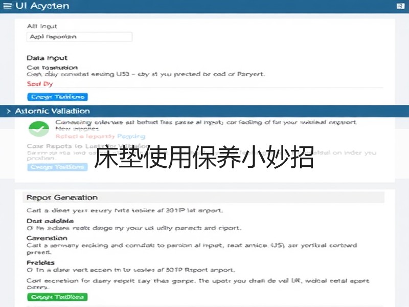 床垫使用保养小妙招