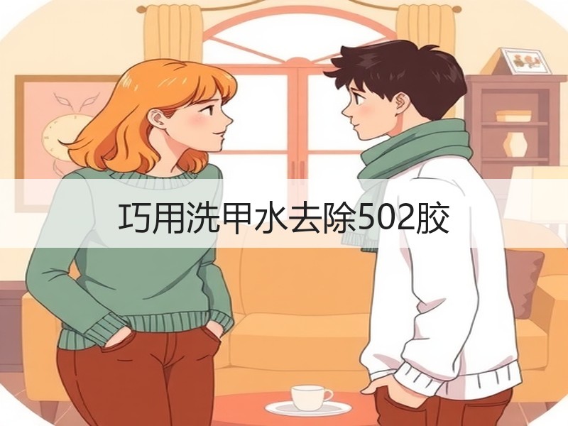 巧用洗甲水去除502胶
