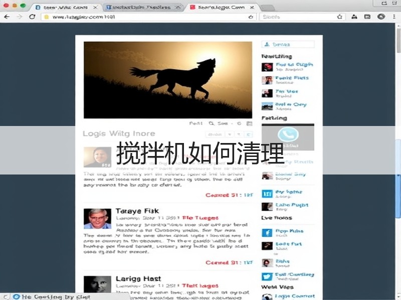 搅拌机如何清理