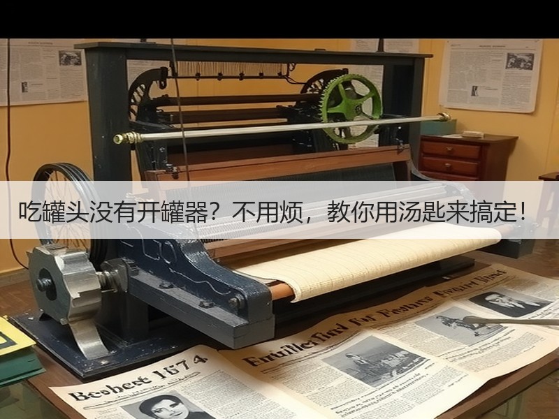 吃罐头没有开罐器？不用烦，教你用汤匙来搞定！