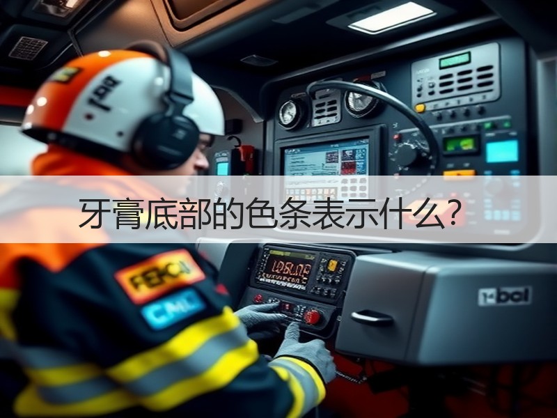 牙膏底部的色条表示什么？
