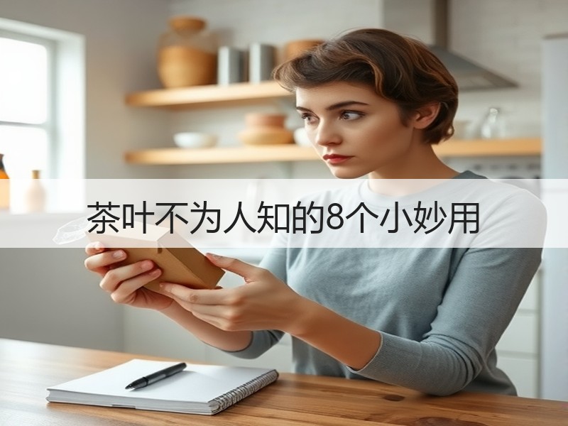 茶叶不为人知的8个小妙用