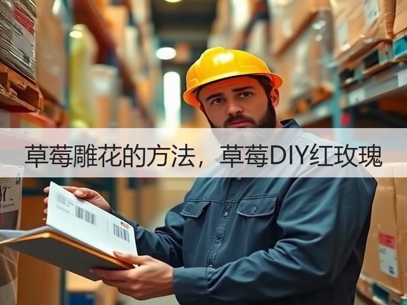 草莓雕花的方法，草莓DIY红玫瑰