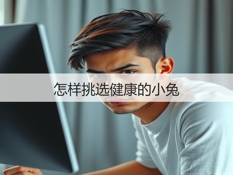怎样挑选健康的小兔