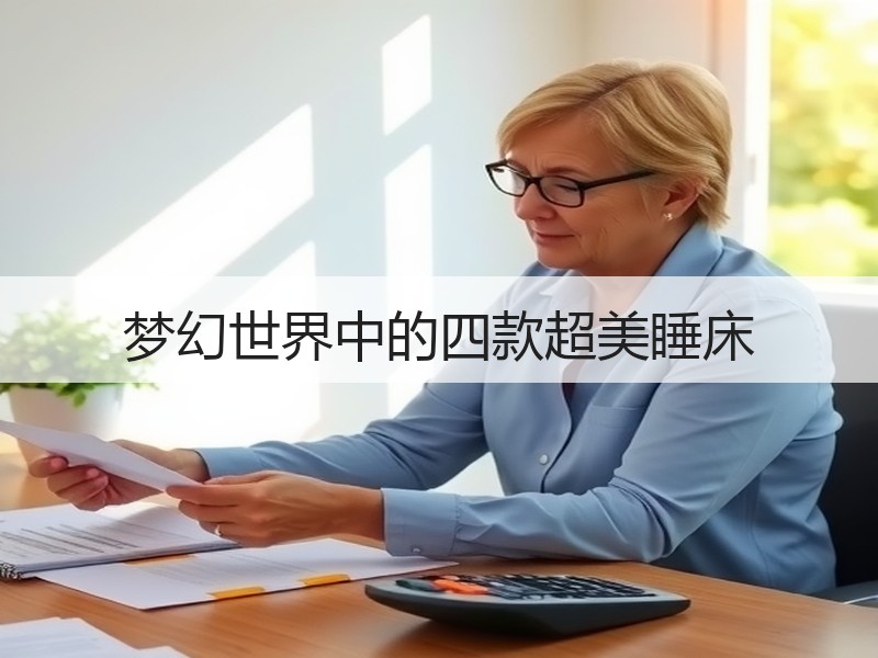梦幻世界中的四款超美睡床