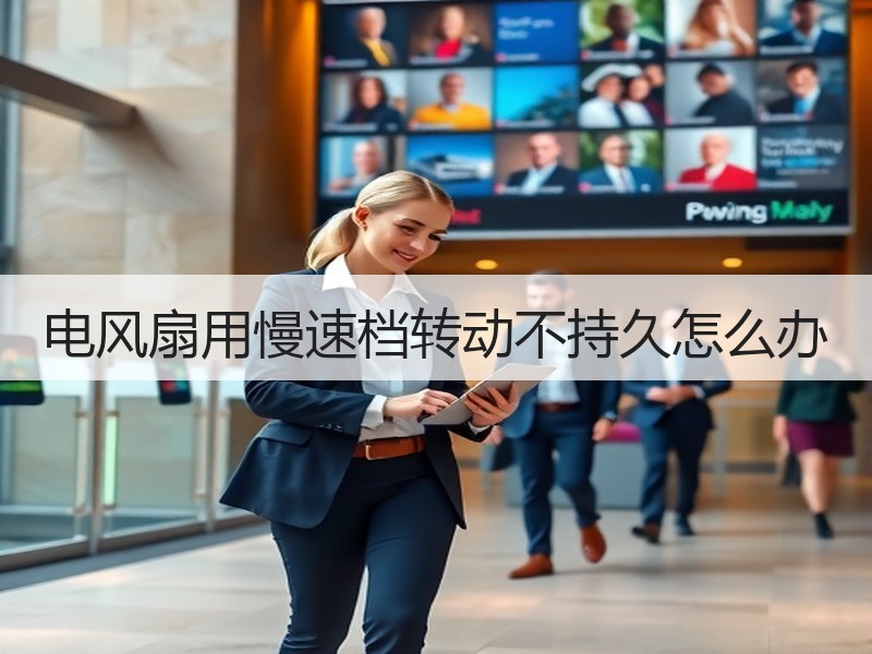 电风扇用慢速档转动不持久怎么办