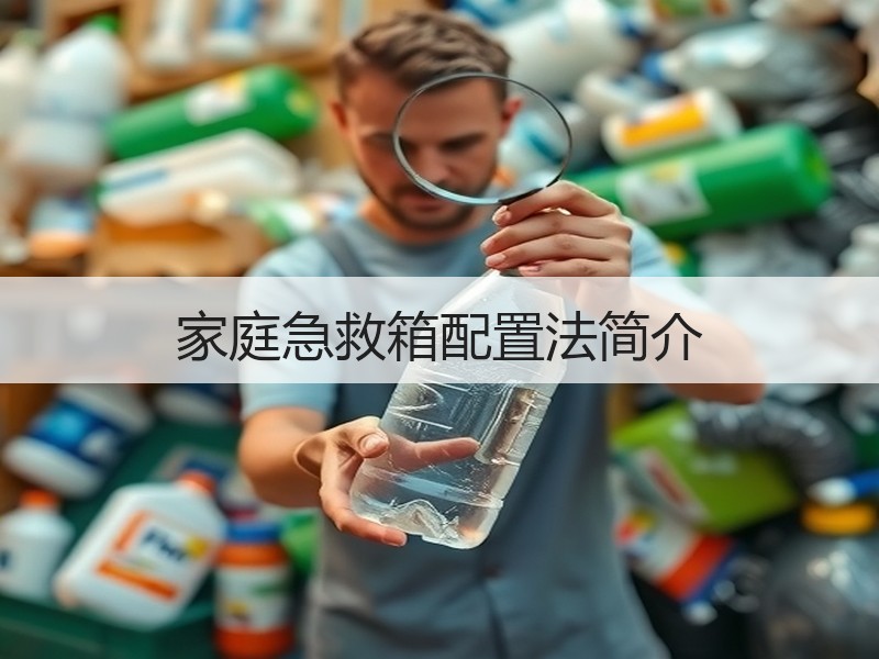 家庭急救箱配置法简介