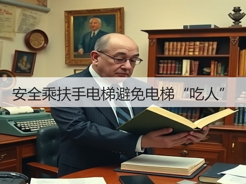 安全乘扶手电梯避免电梯“吃人”