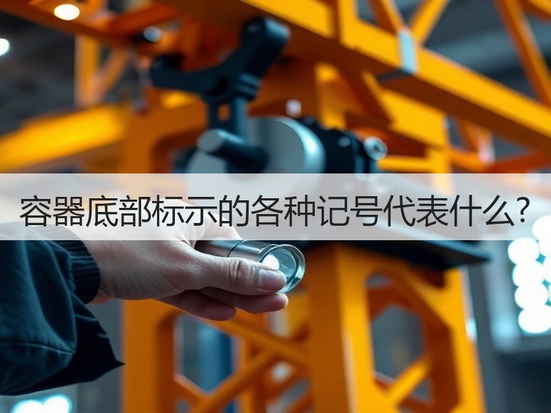 容器底部标示的各种记号代表什么?