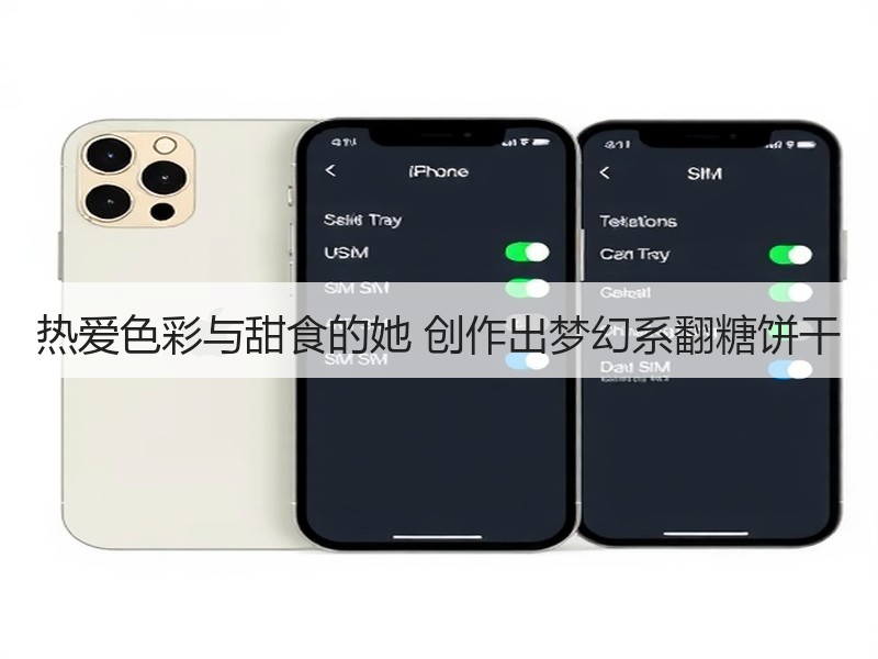 热爱色彩与甜食的她 创作出梦幻系翻糖饼干
