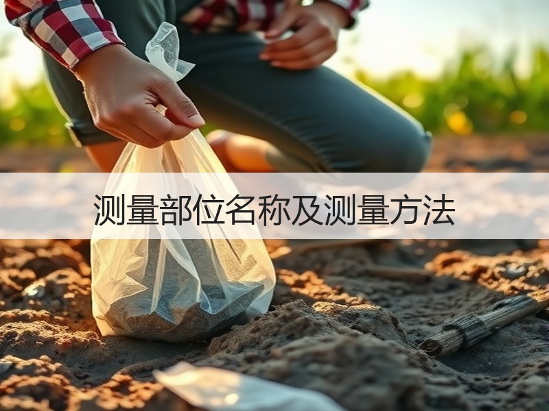 测量部位名称及测量方法