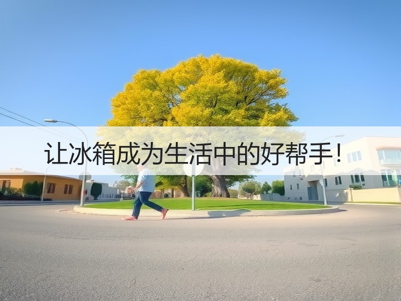 让冰箱成为生活中的好帮手！