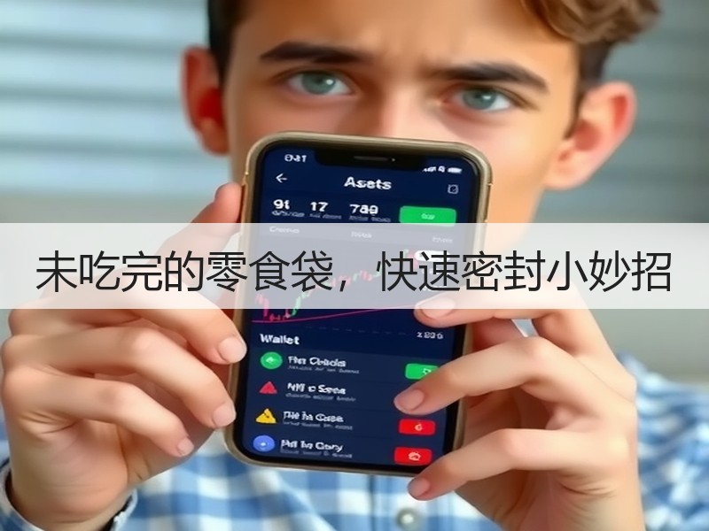 未吃完的零食袋，快速密封小妙招