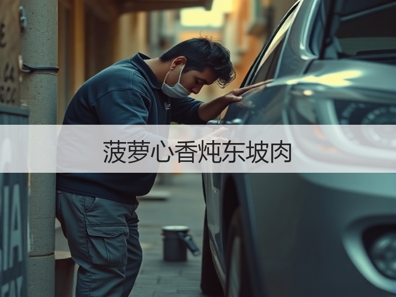 菠萝心香炖东坡肉