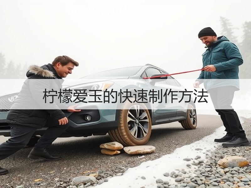 柠檬爱玉的快速制作方法