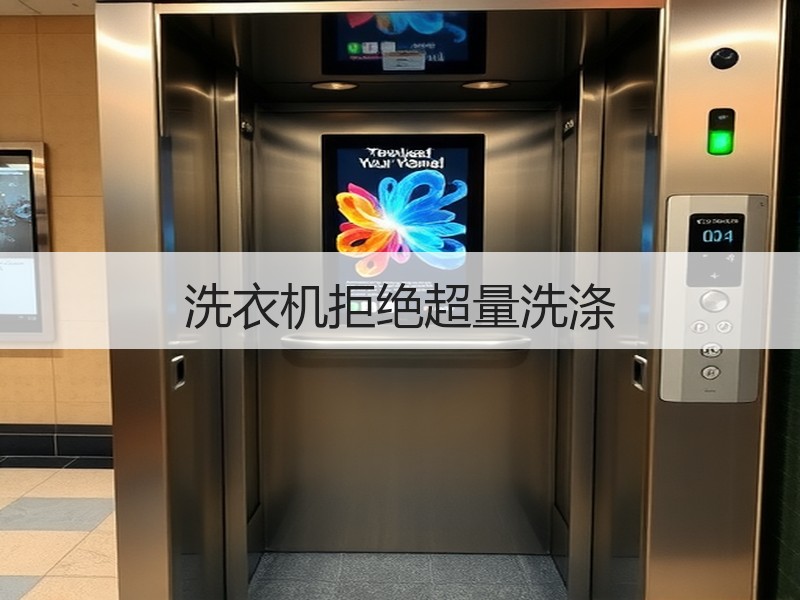 洗衣机拒绝超量洗涤