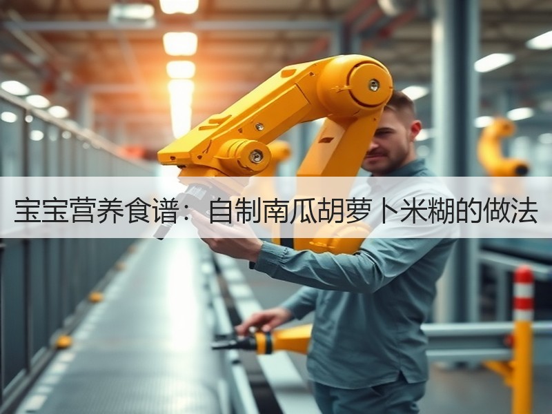 宝宝营养食谱：自制南瓜胡萝卜米糊的做法