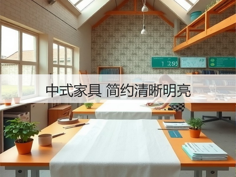 中式家具 简约清晰明亮