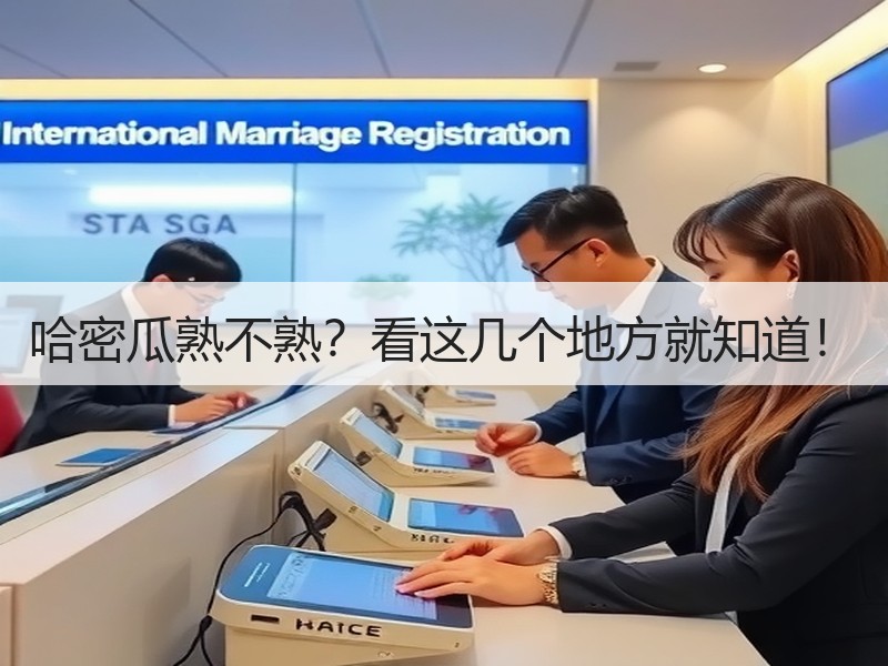 哈密瓜熟不熟？看这几个地方就知道！