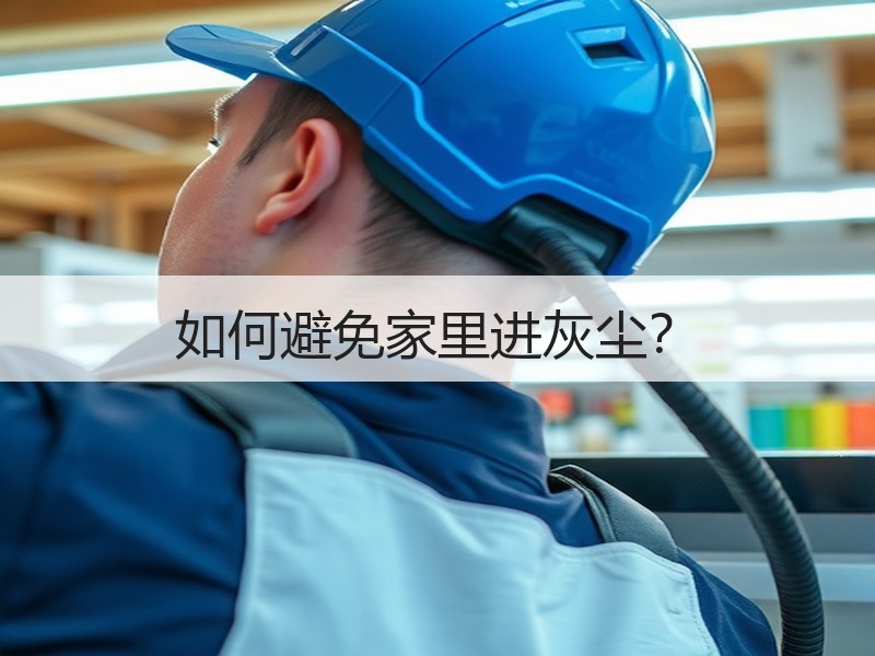 如何避免家里进灰尘？