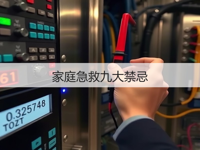 家庭急救九大禁忌