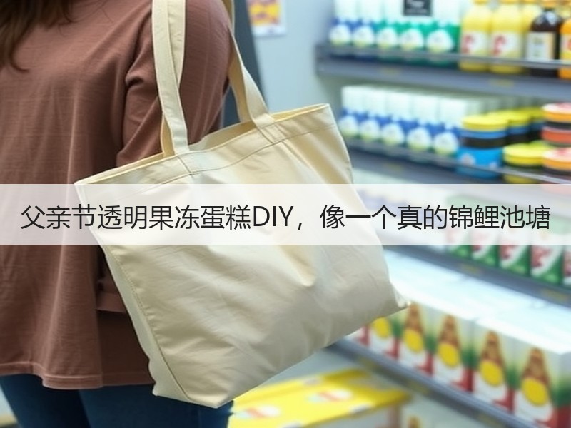 父亲节透明果冻蛋糕DIY，像一个真的锦鲤池塘