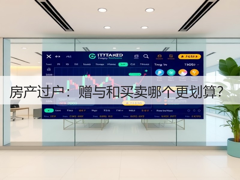 房产过户：赠与和买卖哪个更划算？