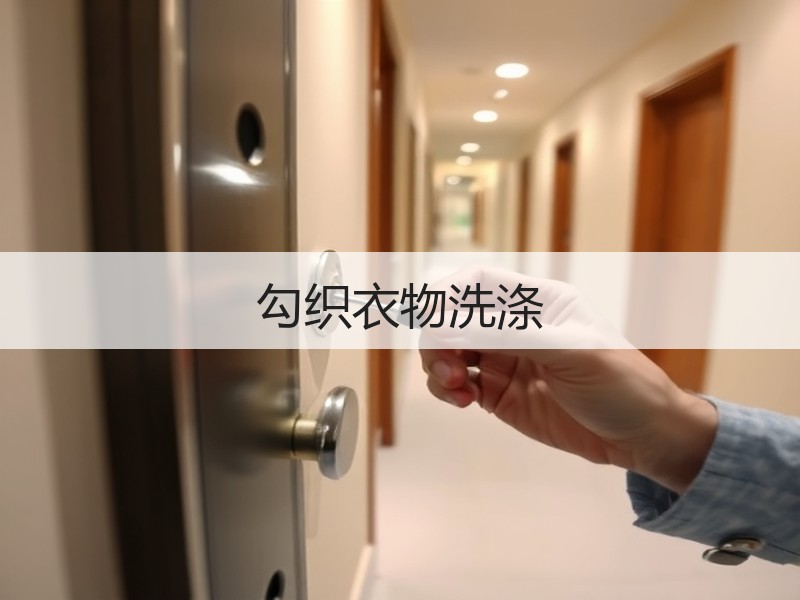 勾织衣物洗涤