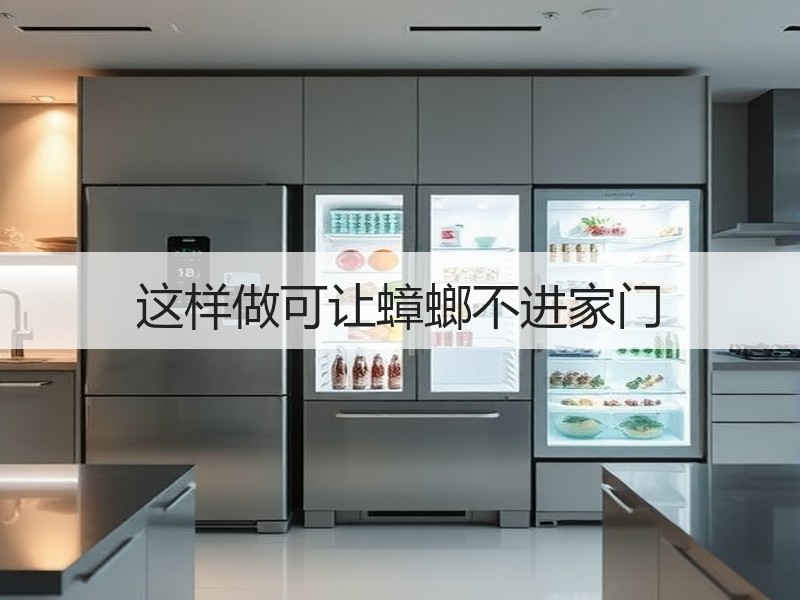 这样做可让蟑螂不进家门