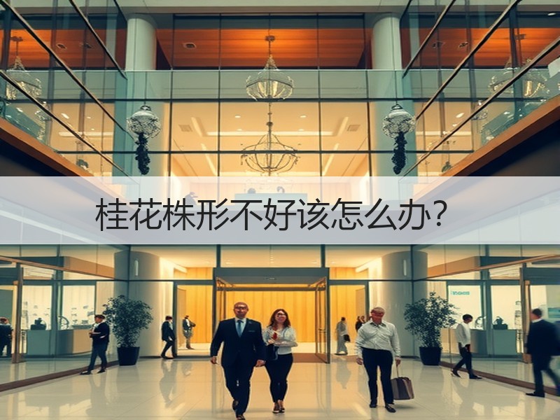 桂花株形不好该怎么办？