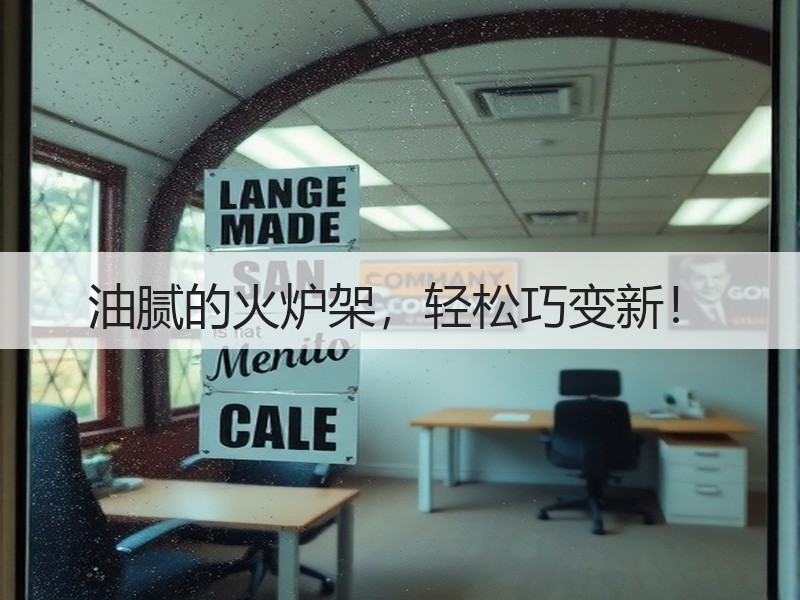 油腻的火炉架，轻松巧变新！