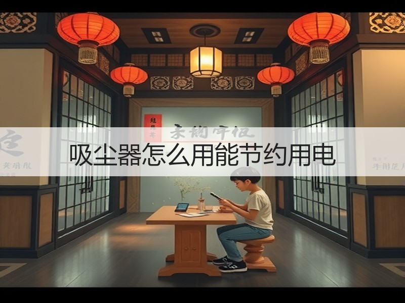 吸尘器怎么用能节约用电
