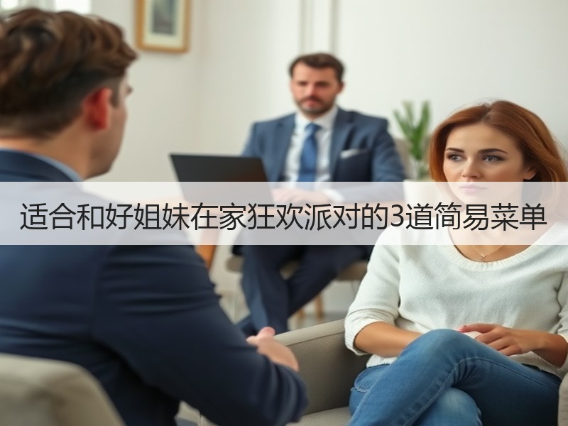 适合和好姐妹在家狂欢派对的3道简易菜单