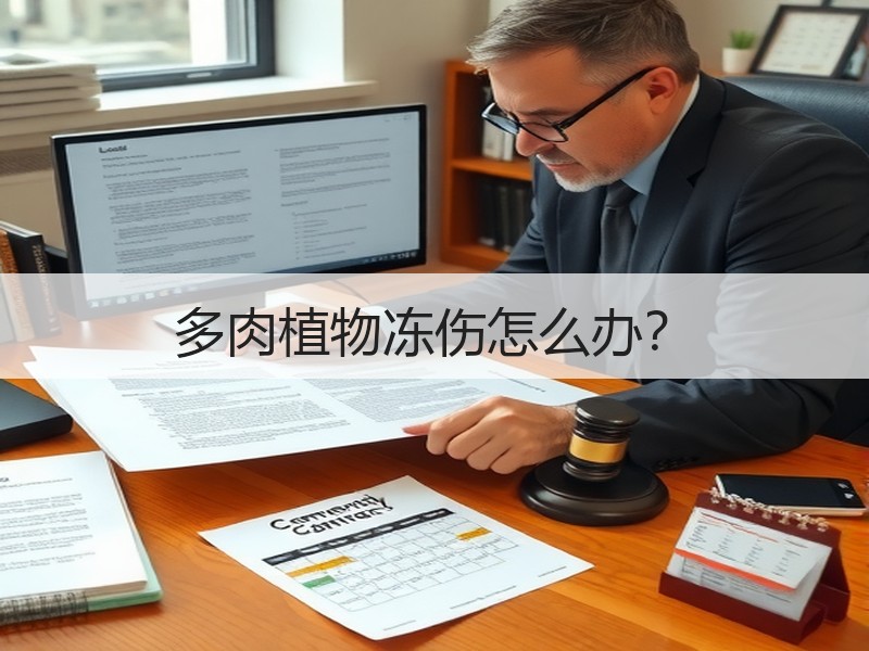 多肉植物冻伤怎么办？