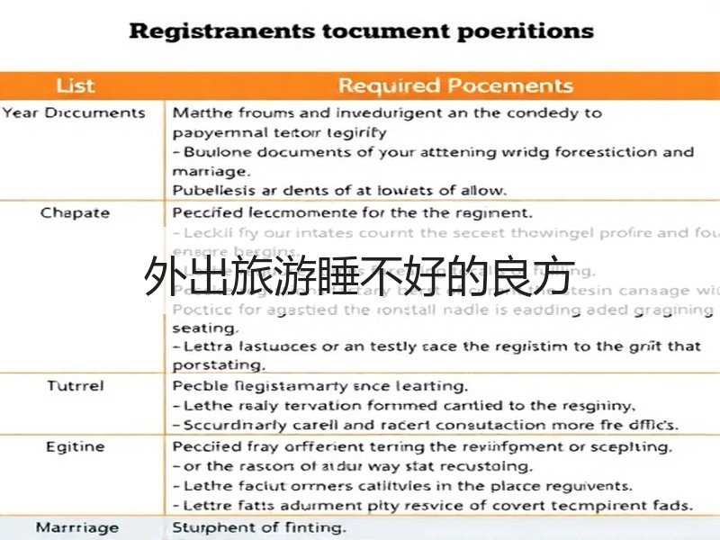 外出旅游睡不好的良方