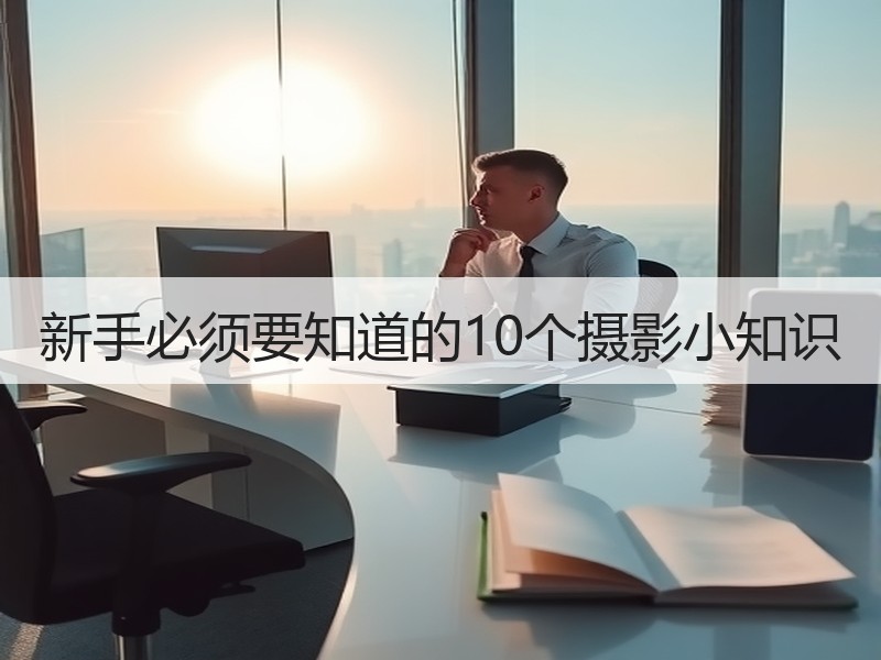 新手必须要知道的10个摄影小知识
