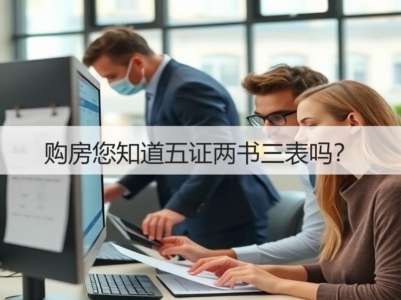 购房您知道五证两书三表吗？