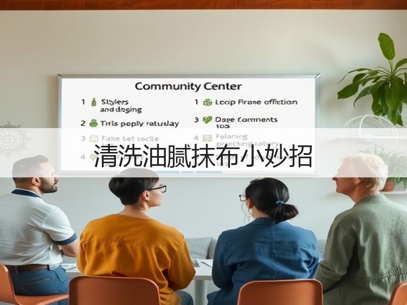 清洗油腻抹布小妙招